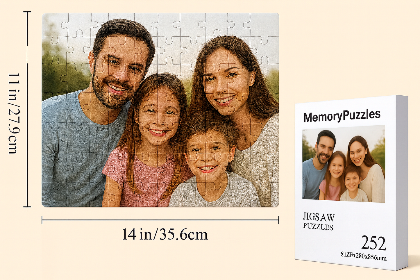 Custom Photo Puzzle (110-1014 Pieces)